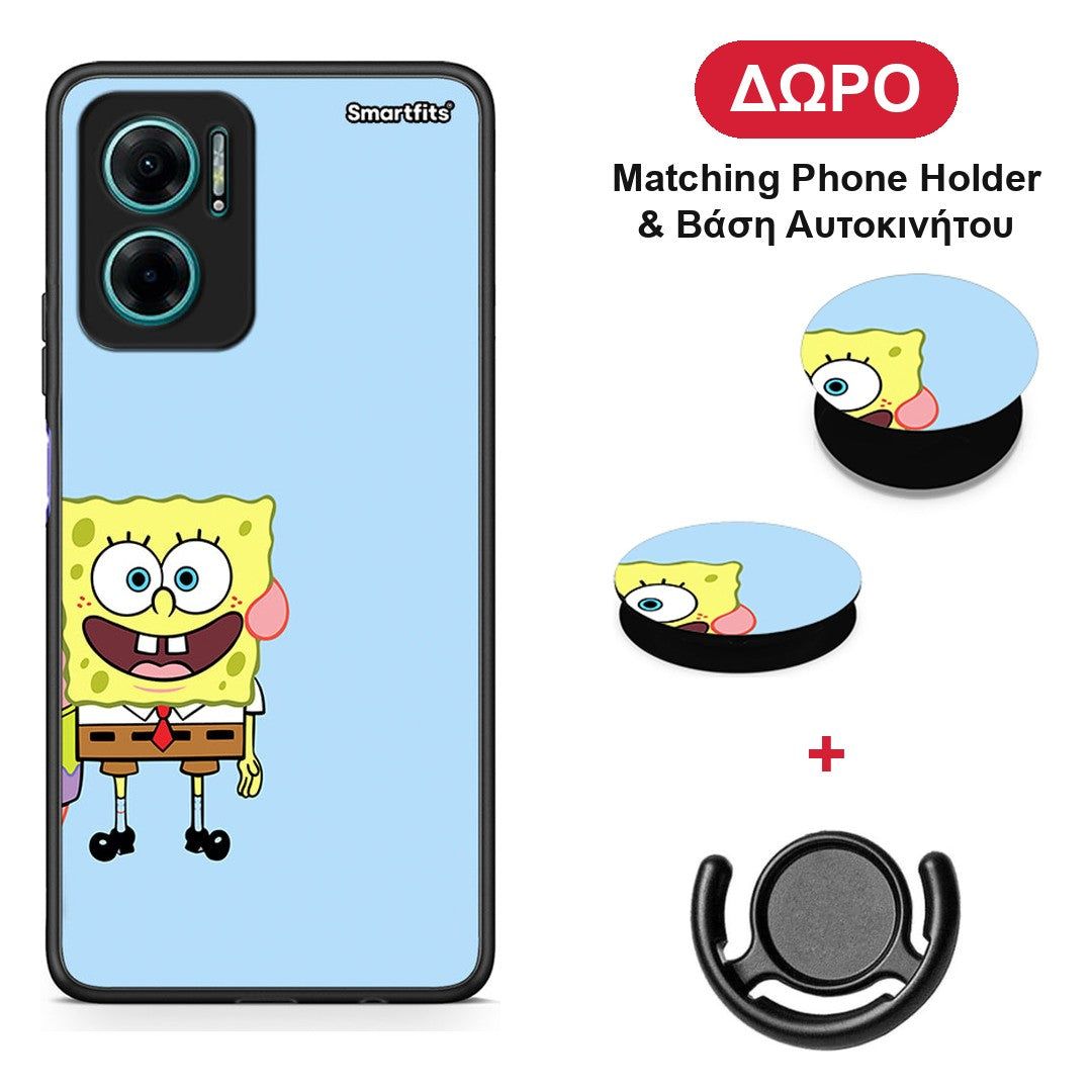Friends Bob - Xiaomi Redmi Note 11E θήκη + Δώρο Phone Holder & Βάση Αυτοκινήτου