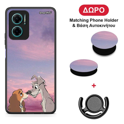 Lady And Tramp - Xiaomi Redmi Note 11E θήκη + Δώρο Phone Holder & Βάση Αυτοκινήτου