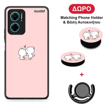 Valentine Love - Xiaomi Redmi Note 11E θήκη + Δώρο Phone Holder & Βάση Αυτοκινήτου