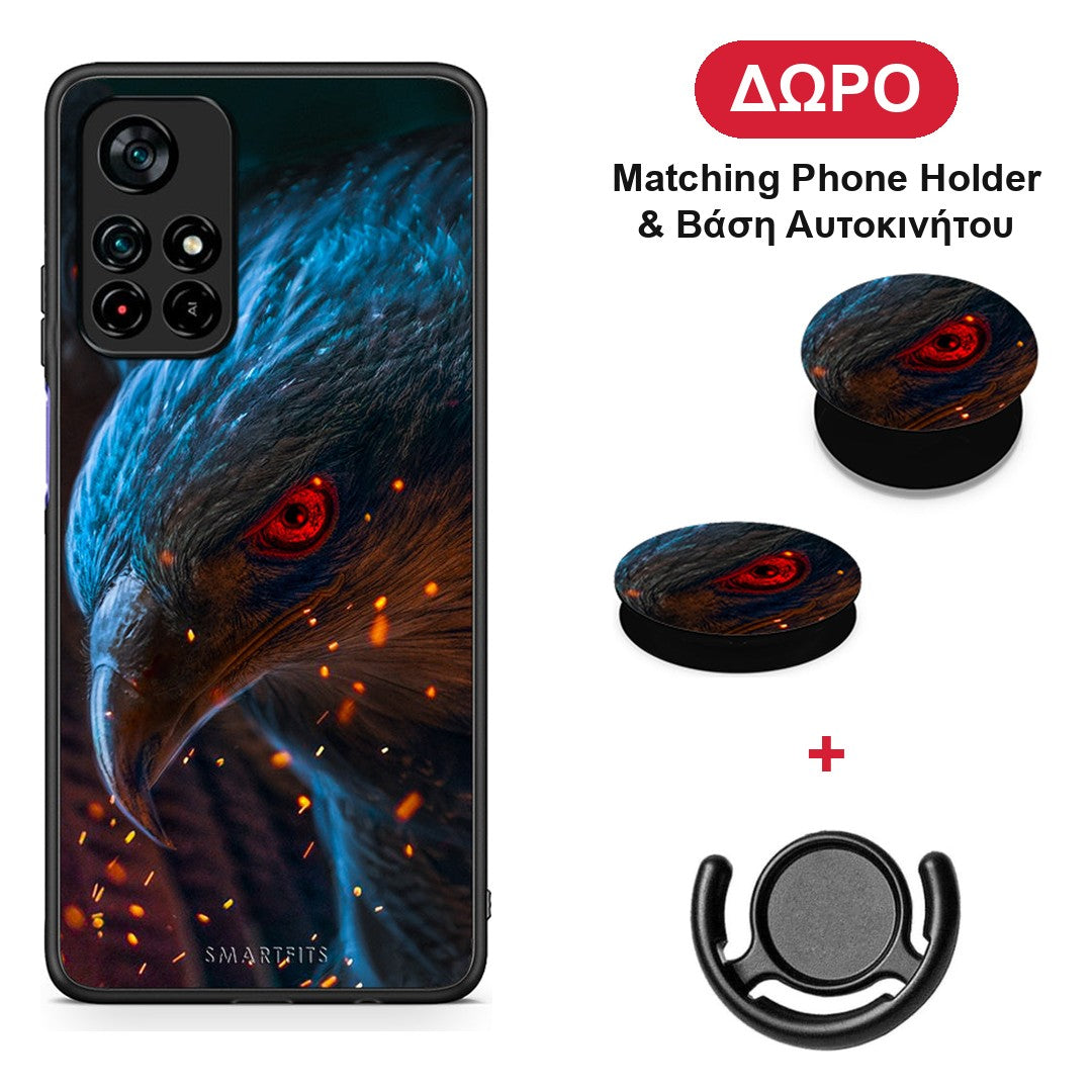 PopArt Eagle - Xiaomi Redmi Note 11S 5G θήκη + Δώρο Phone Holder & Βάση Αυτοκινήτου