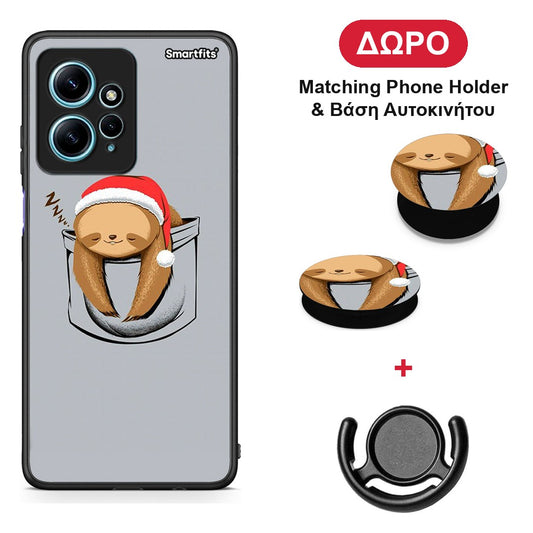 Xmas Zzzz - Xiaomi Redmi Note 12 4G θήκη + Δώρο Phone Holder & Βάση Αυτοκινήτου