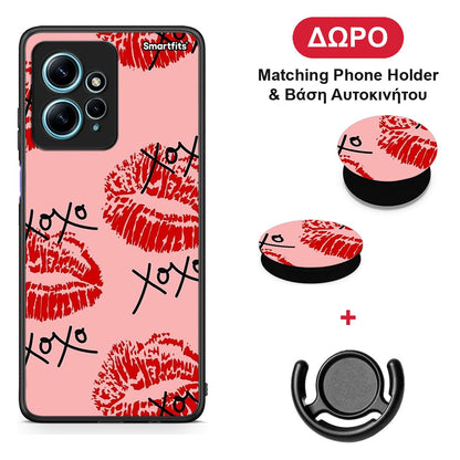 XOXO Lips - Xiaomi Redmi Note 12 4G θήκη + Δώρο Phone Holder & Βάση Αυτοκινήτου