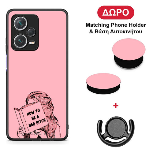 Bad Bitch - Xiaomi Redmi Note 12 Pro+ / 12 Pro Discovery θήκη + Δώρο Phone Holder & Βάση Αυτοκινήτου