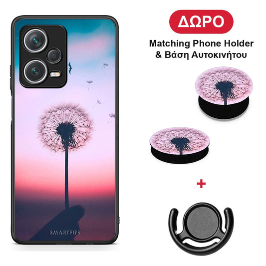 Boho Wish - Xiaomi Redmi Note 12 Pro+ / 12 Pro Discovery θήκη + Δώρο Phone Holder & Βάση Αυτοκινήτου