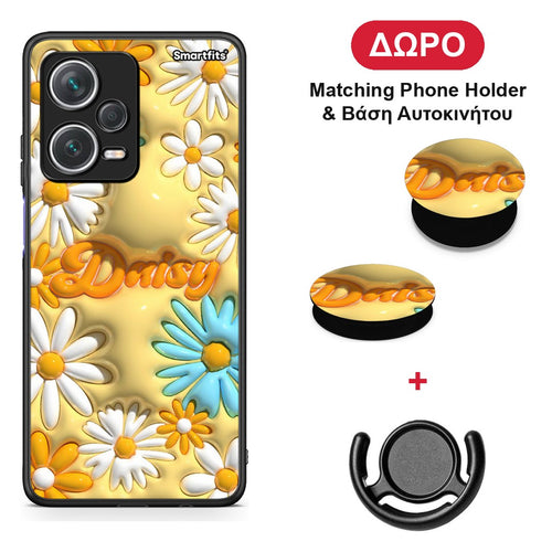 Bubble Daisies - Xiaomi Redmi Note 12 Pro+ / 12 Pro Discovery θήκη + Δώρο Phone Holder & Βάση Αυτοκινήτου