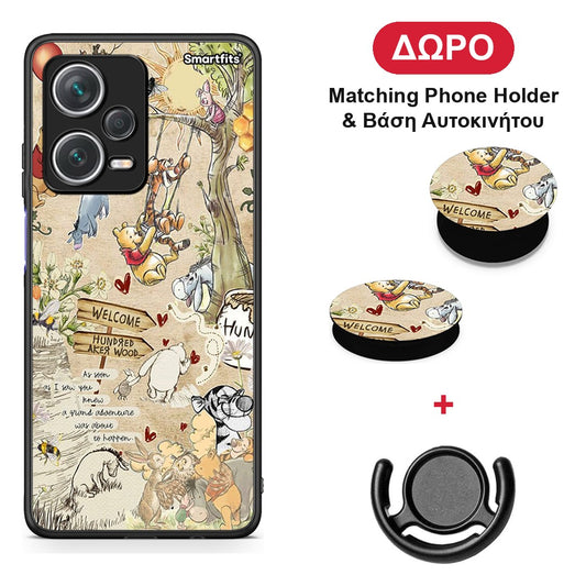 Happy Friends - Xiaomi Redmi Note 12 Pro+ / 12 Pro Discovery θήκη + Δώρο Phone Holder & Βάση Αυτοκινήτου