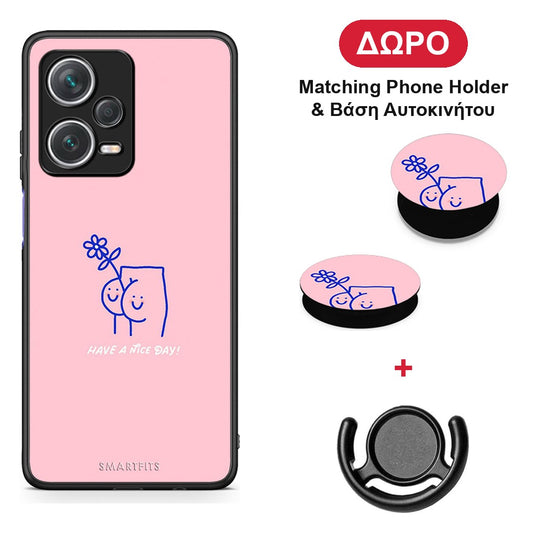 Nice Day - Xiaomi Redmi Note 12 Pro+ / 12 Pro Discovery θήκη + Δώρο Phone Holder & Βάση Αυτοκινήτου