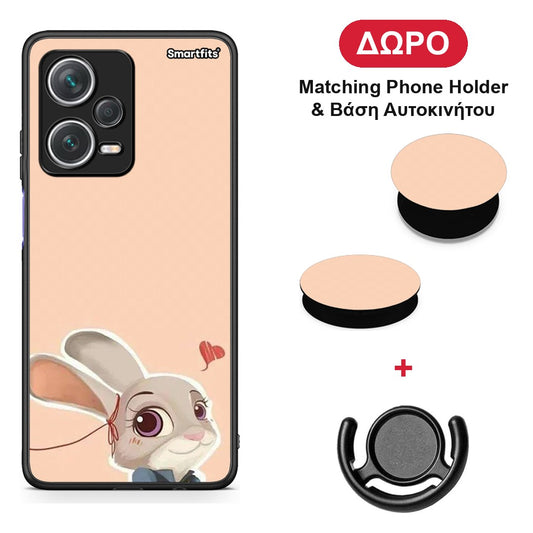 Nick Wilde And Judy Hopps Love 2 - Xiaomi Redmi Note 12 Pro+ / 12 Pro Discovery θήκη + Δώρο Phone Holder & Βάση Αυτοκινήτου