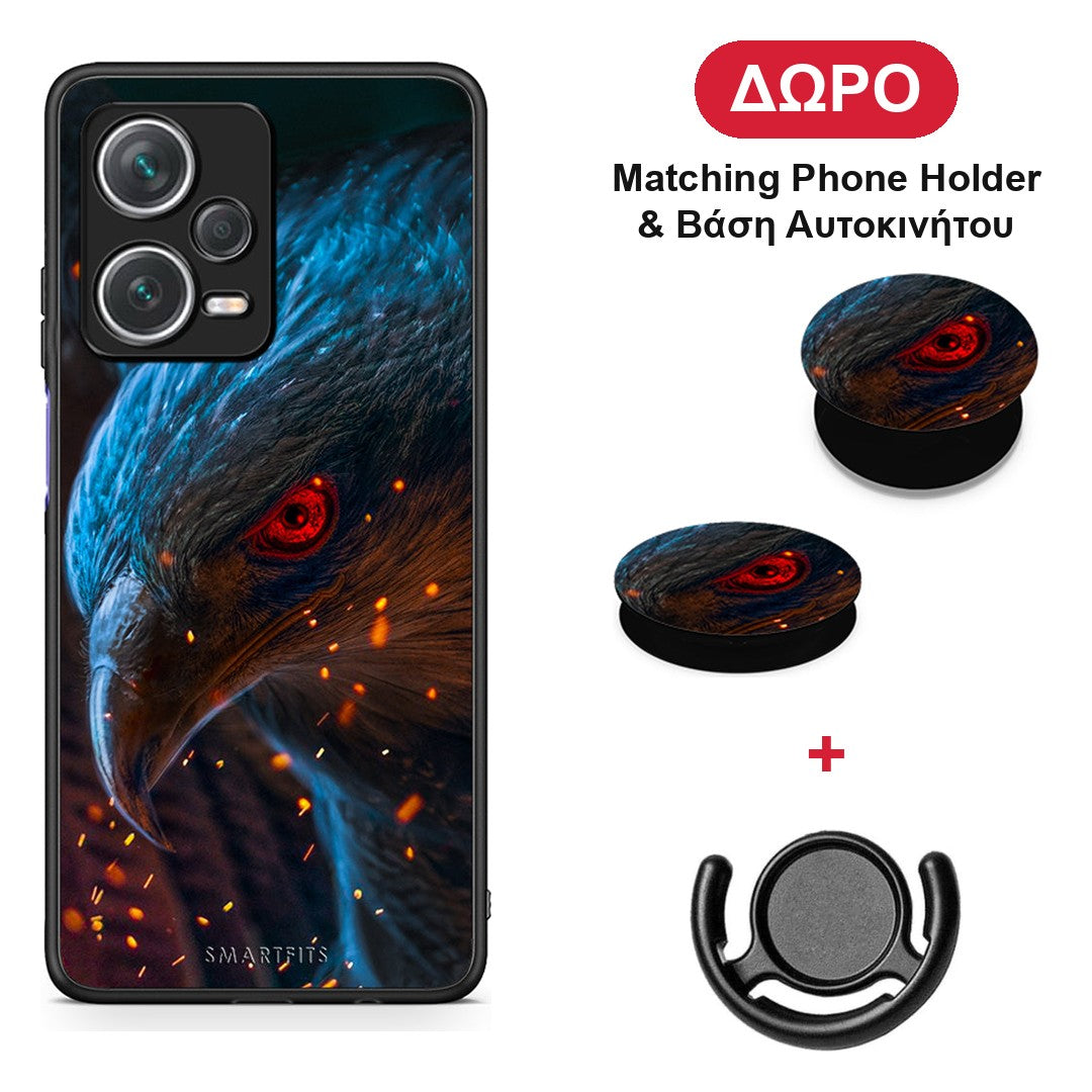 PopArt Eagle - Xiaomi Redmi Note 12 Pro+ / 12 Pro Discovery θήκη + Δώρο Phone Holder & Βάση Αυτοκινήτου