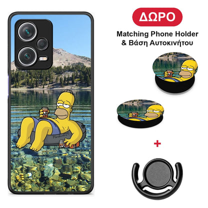Summer Happiness - Xiaomi Redmi Note 12 Pro+ / 12 Pro Discovery θήκη + Δώρο Phone Holder & Βάση Αυτοκινήτου