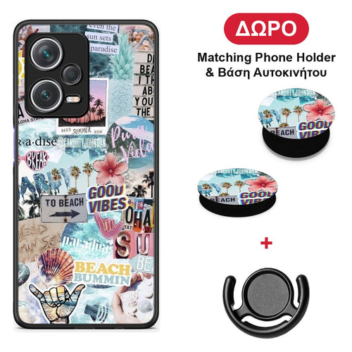 Summer Vibes - Xiaomi Redmi Note 12 Pro+ / 12 Pro Discovery θήκη + Δώρο Phone Holder & Βάση Αυτοκινήτου