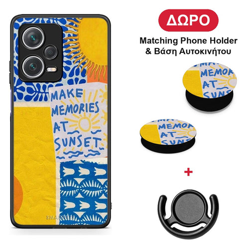 Sunset Memories - Xiaomi Redmi Note 12 Pro+ / 12 Pro Discovery θήκη + Δώρο Phone Holder & Βάση Αυτοκινήτου