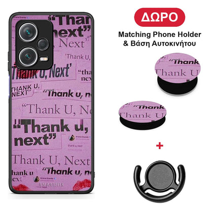 Thank You Next - Xiaomi Redmi Note 12 Pro+ / 12 Pro Discovery θήκη + Δώρο Phone Holder & Βάση Αυτοκινήτου