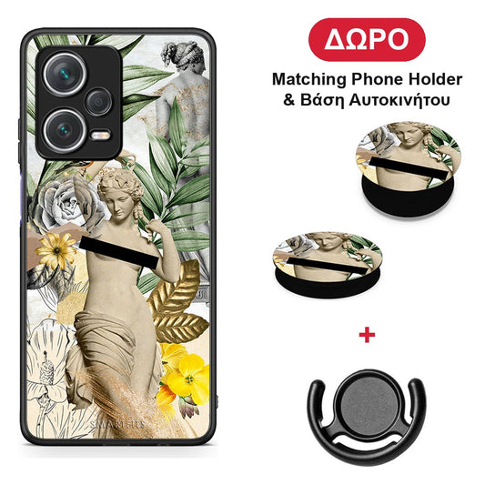 Woman Statue - Xiaomi Redmi Note 12 Pro+ / 12 Pro Discovery θήκη + Δώρο Phone Holder & Βάση Αυτοκινήτου