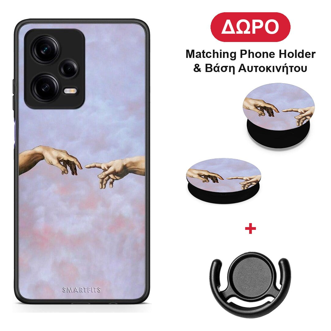 Adam Hand - Xiaomi Redmi Note 12 Pro 5G θήκη + Δώρο Phone Holder & Βάση Αυτοκινήτου