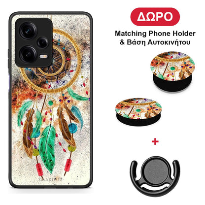 Boho DreamCatcher - Xiaomi Redmi Note 12 Pro 5G θήκη + Δώρο Phone Holder & Βάση Αυτοκινήτου