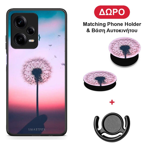 Boho Wish - Xiaomi Redmi Note 12 Pro 5G θήκη + Δώρο Phone Holder & Βάση Αυτοκινήτου