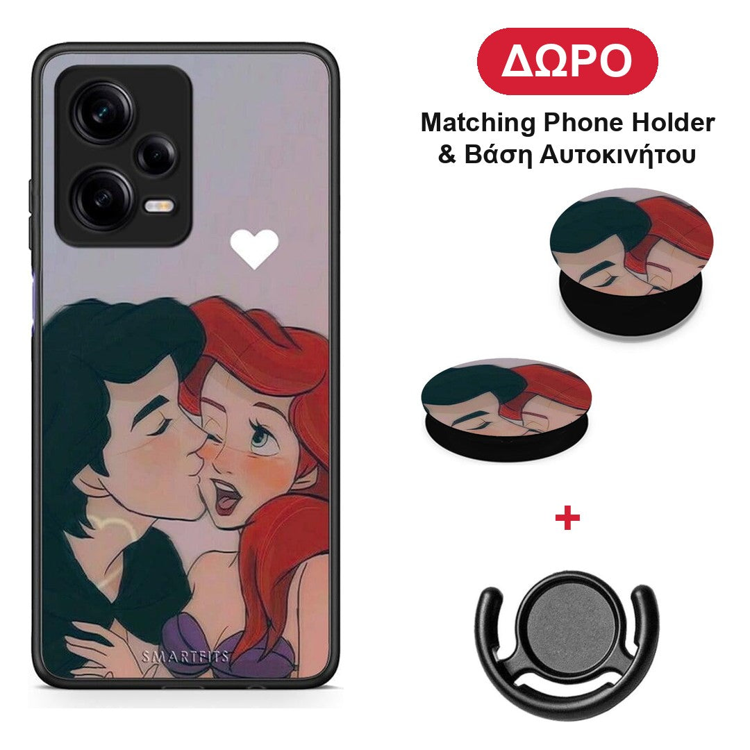 Mermaid Couple - Xiaomi Redmi Note 12 Pro 5G θήκη + Δώρο Phone Holder & Βάση Αυτοκινήτου