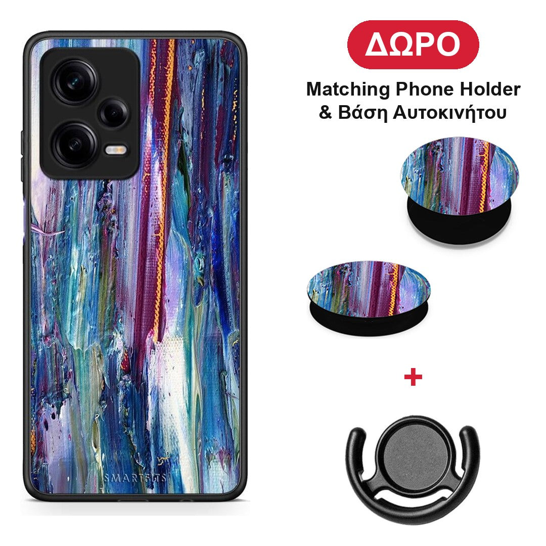 Paint Winter - Xiaomi Redmi Note 12 Pro 5G θήκη + Δώρο Phone Holder & Βάση Αυτοκινήτου