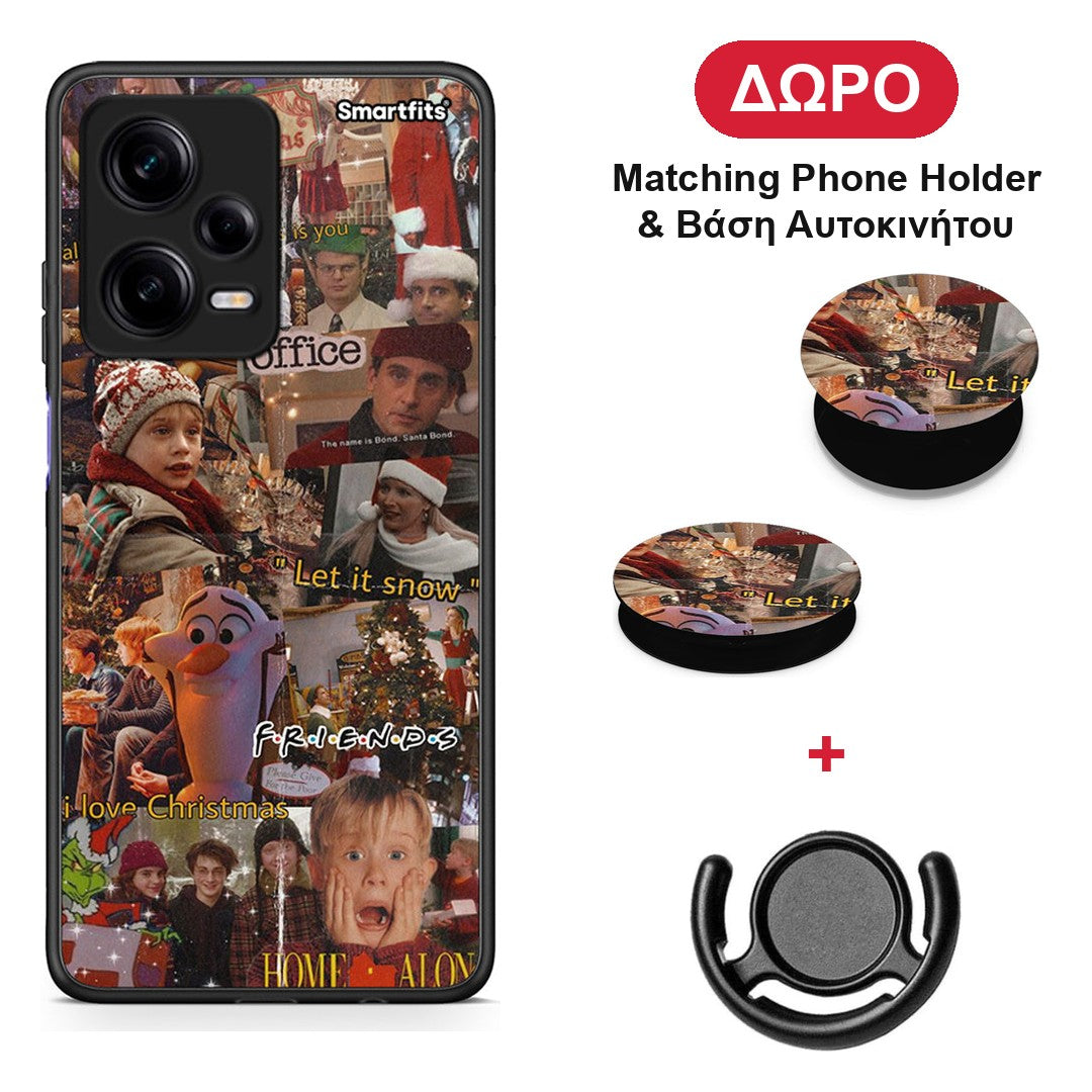 Xmas Wishes - Xiaomi Redmi Note 12 Pro 5G θήκη + Δώρο Phone Holder & Βάση Αυτοκινήτου