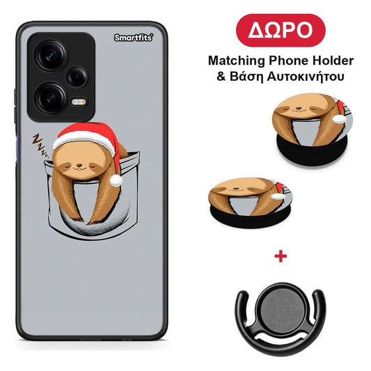 Xmas Zzzz - Xiaomi Redmi Note 12 Pro 5G θήκη + Δώρο Phone Holder & Βάση Αυτοκινήτου