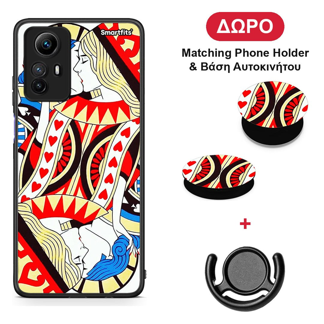 Card Love - Xiaomi Redmi Note 12S θήκη + Δώρο Phone Holder & Βάση Αυτοκινήτου