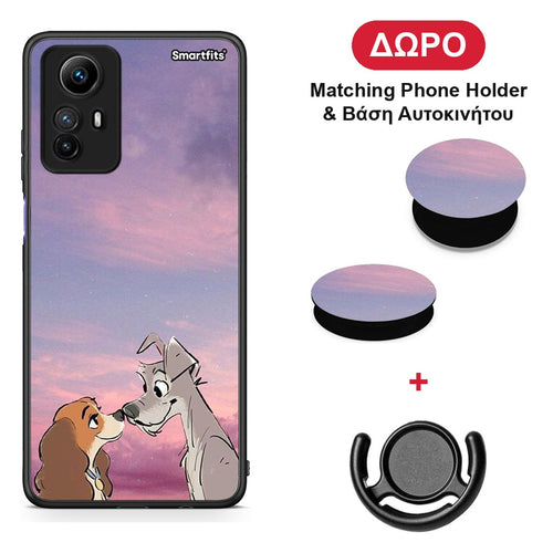 Lady And Tramp - Xiaomi Redmi Note 12S θήκη + Δώρο Phone Holder & Βάση Αυτοκινήτου
