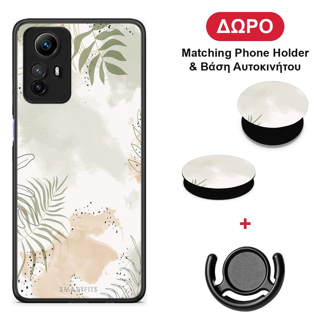 Nude Plants - Xiaomi Redmi Note 12S θήκη + Δώρο Phone Holder & Βάση Αυτοκινήτου