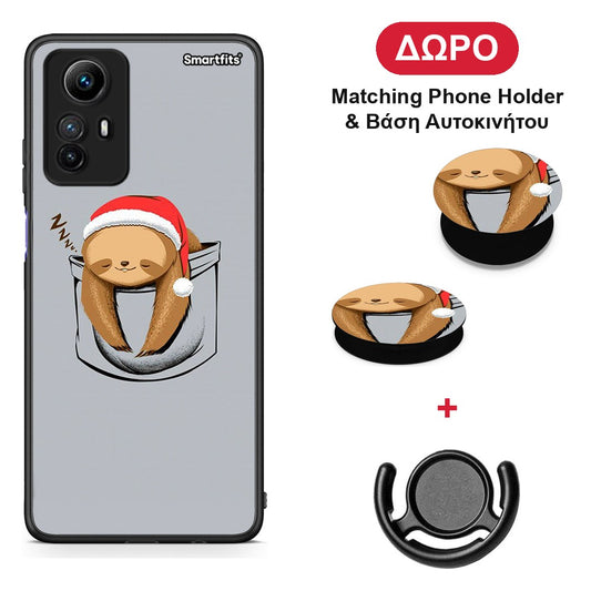 Xmas Zzzz - Xiaomi Redmi Note 12S θήκη + Δώρο Phone Holder & Βάση Αυτοκινήτου
