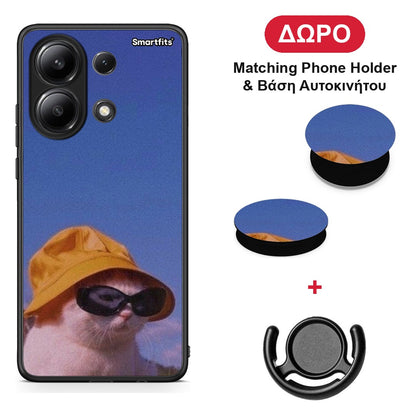 Cat Diva - Xiaomi Redmi Note 13 4G θήκη + Δώρο Phone Holder & Βάση Αυτοκινήτου