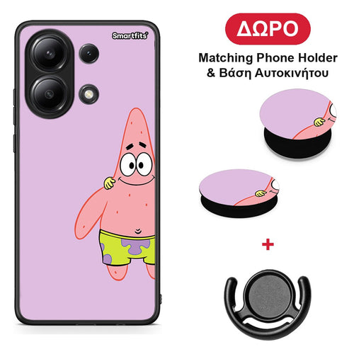 Friends Patrick - Xiaomi Redmi Note 13 4G θήκη + Δώρο Phone Holder & Βάση Αυτοκινήτου