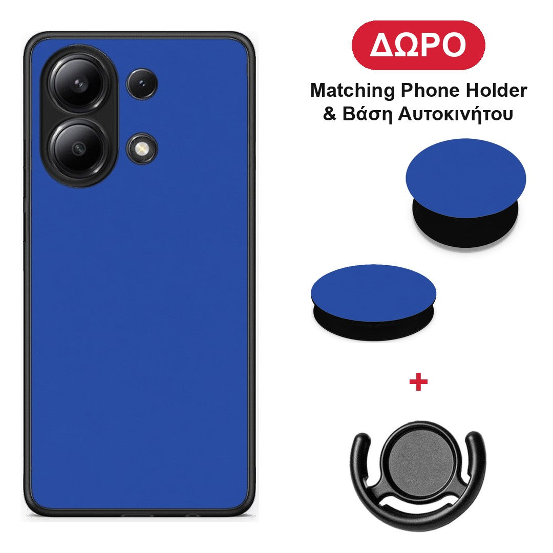 Royal Blue - Xiaomi Redmi Note 13 4G θήκη + Δώρο Phone Holder & Βάση Αυτοκινήτου