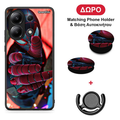 Spider Hand - Xiaomi Redmi Note 13 4G θήκη + Δώρο Phone Holder & Βάση Αυτοκινήτου