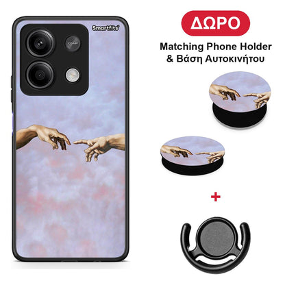 Adam Hand - Xiaomi Redmi Note 13 5G θήκη + Δώρο Phone Holder & Βάση Αυτοκινήτου