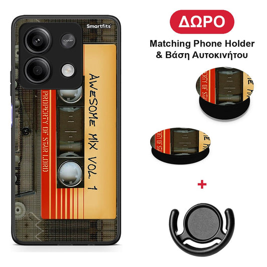 Awesome Mix - Xiaomi Redmi Note 13 5G θήκη + Δώρο Phone Holder & Βάση Αυτοκινήτου