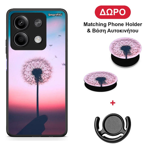 Boho Wish - Xiaomi Redmi Note 13 5G θήκη + Δώρο Phone Holder & Βάση Αυτοκινήτου