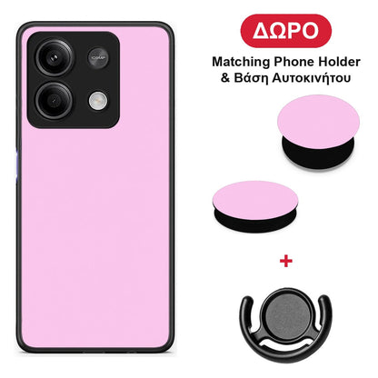 Cotton Candy Pink - Xiaomi Redmi Note 13 5G θήκη + Δώρο Phone Holder & Βάση Αυτοκινήτου