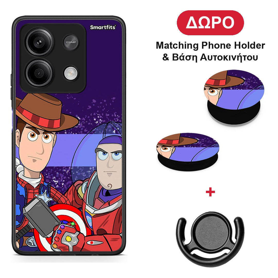 Infinity Story - Xiaomi Redmi Note 13 5G θήκη + Δώρο Phone Holder & Βάση Αυτοκινήτου