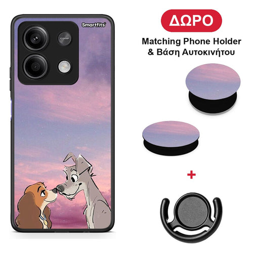 Lady And Tramp - Xiaomi Redmi Note 13 5G θήκη + Δώρο Phone Holder & Βάση Αυτοκινήτου