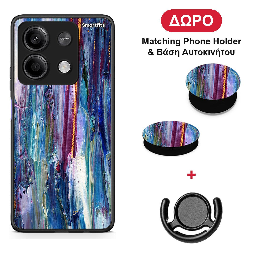 Paint Winter - Xiaomi Redmi Note 13 5G θήκη + Δώρο Phone Holder & Βάση Αυτοκινήτου