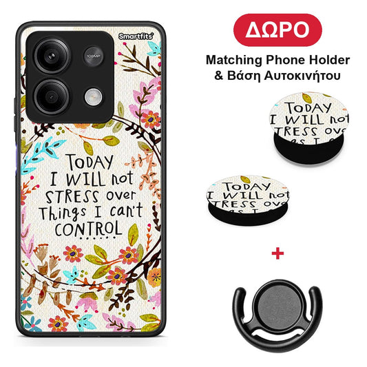 Stress Over - Xiaomi Redmi Note 13 5G θήκη + Δώρο Phone Holder & Βάση Αυτοκινήτου