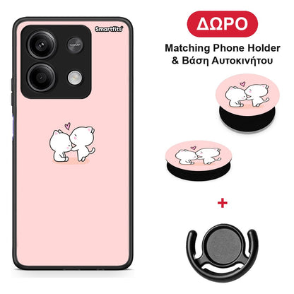 Valentine Love - Xiaomi Redmi Note 13 5G θήκη + Δώρο Phone Holder & Βάση Αυτοκινήτου