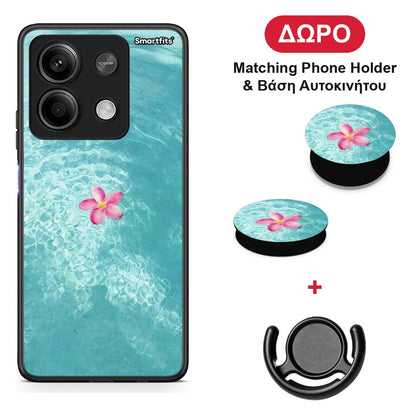 Water Flower - Xiaomi Redmi Note 13 5G θήκη + Δώρο Phone Holder & Βάση Αυτοκινήτου