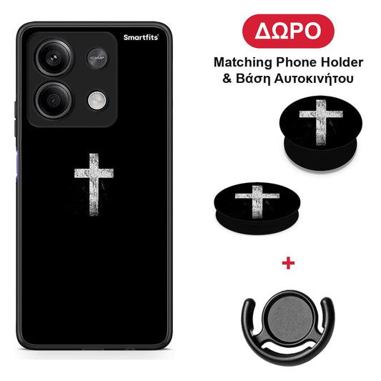 White Cross - Xiaomi Redmi Note 13 5G θήκη + Δώρο Phone Holder & Βάση Αυτοκινήτου