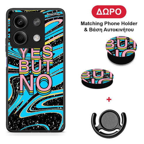 Yes But No - Xiaomi Redmi Note 13 5G θήκη + Δώρο Phone Holder & Βάση Αυτοκινήτου