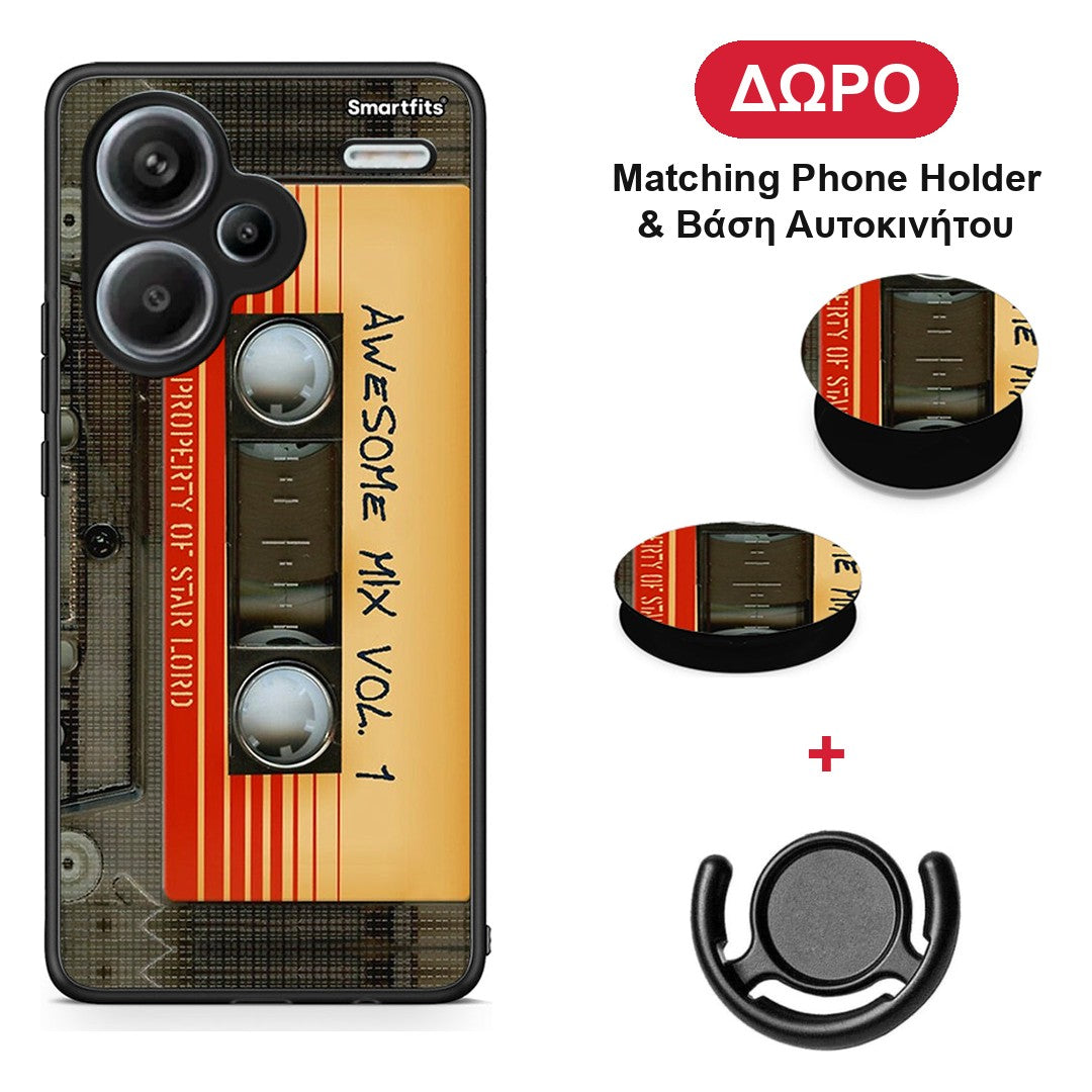 Awesome Mix - Xiaomi Redmi Note 13 Pro Plus 5G θήκη + Δώρο Phone Holder & Βάση Αυτοκινήτου