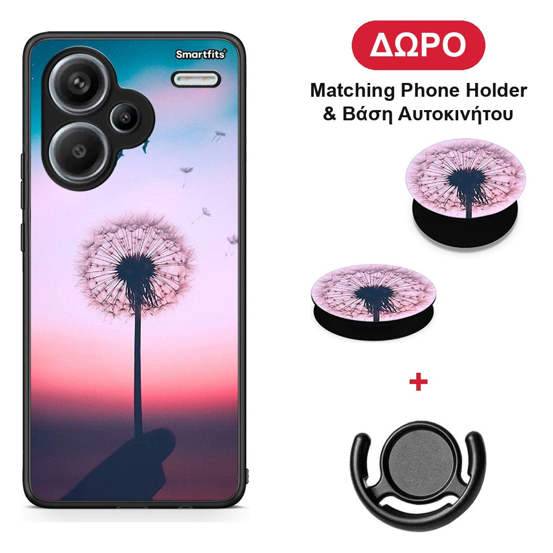 Boho Wish - Xiaomi Redmi Note 13 Pro Plus 5G θήκη + Δώρο Phone Holder & Βάση Αυτοκινήτου