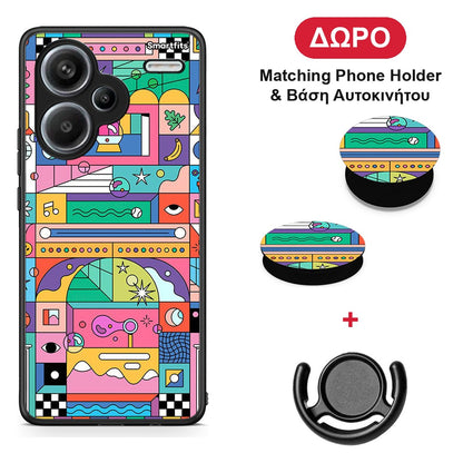 Bubbles Soap - Xiaomi Redmi Note 13 Pro Plus 5G θήκη + Δώρο Phone Holder & Βάση Αυτοκινήτου