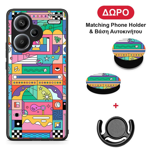 Bubbles Soap - Xiaomi Redmi Note 13 Pro Plus 5G θήκη + Δώρο Phone Holder & Βάση Αυτοκινήτου