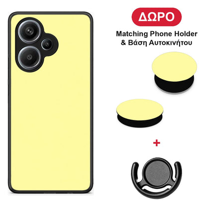 Butter Yellow - Xiaomi Redmi Note 13 Pro Plus 5G θήκη + Δώρο Phone Holder & Βάση Αυτοκινήτου